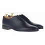 Pantofi barbati eleganti din piele naturala matritata, bleumarin inchis, NIC5BLPR